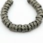 1Pc Pave Diamond Spacer Beads 925 Silver Round Diamond Beads Findings Jewelry.