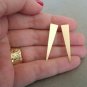 Triangle Stud Earrings 925 Silver Women Fashion Earring Christmas Women Gift J78