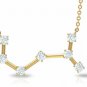 Diamond Scorpio Constellation Necklace Scorpio Zodiac Necklace 14k Solid Gold N7