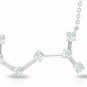 Diamond Scorpio Constellation Necklace Scorpio Zodiac Necklace 14k Solid Gold N7
