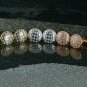 Diamond Silver Cuff links Mens Jewelry Father Gift Men Accessories Suit Cufflink