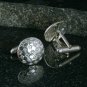 Diamond Silver Cuff links Mens Jewelry Father Gift Men Accessories Suit Cufflink