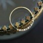 14k Solid Gold Elegant Stacking Thin Band Dainty Diamond Ring Women Ring Band N7