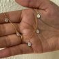 Diamond Necklace For Women Pear Shape Necklace Teardrop Necklace 14k Solid Gold.