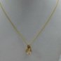 Diamond Necklace Round Designer Pendant 14k Solid Gold Wedding Proposal Gift.