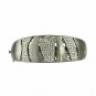 Natural Diamond Oval Bangle 925 Sterling Silver Jewelry Pave Diamond Bangle Gift