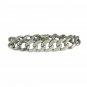 Pave Diamond Link Chain Bracelet Handmade Bracelet 925 Silver Bracelet Birthday.