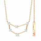 Capricorn Zodiac Necklace 14k Solid Gold Diamond Zodiac Astrology Necklace Gift. Capricorn Zodiac Necklace 14k Solid Gold Diamond Zodiac Astrology Necklace Gift.