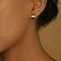 Bold Gold Huggies Earring 14k Solid Gold Huggies Earring Anniversary Gift NS4.