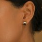 Bold Gold Huggies Earring 14k Solid Gold Huggies Earring Anniversary Gift NS4.