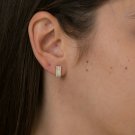 Bold Diamond Huggies 14k Solid Gold Diamond Huggies Studs Earring Bridal Studs. Bold Diamond Huggies 14k Solid Gold Diamond Huggies Studs Earring Bridal Studs.