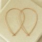 Thin Hoop Earring 925 Silver Fashion Large Hoop Earring Women Big Hoop Earrings.