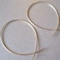 Thin Hoop Earring 925 Silver Fashion Large Hoop Earring Women Big Hoop Earrings.