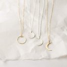 Lunar Phase Necklace Sterling Silver Fashion Necklace Women Birthday Mom Gift. Lunar Phase Necklace Sterling Silver Fashion Necklace Women Birthday Mom Gift.