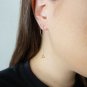 Triangle Threader Earrings 925 Silver Women Christmas Earring Fashion Jewelry.
