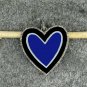 Pave Diamond Enamel Heart Pendant 925 Silver Diamond Pendant Love Necklace Gift.