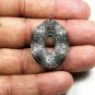 Pave Diamond Necklace 925 Silver Wavy Pendant Women Gift Diamond Necklace H7.