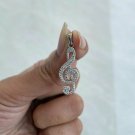Music Note Pendant Treble Clef Pendant Diamond Pendant For Women Gold April Gift Music Note Pendant Treble Clef Pendant Diamond Pendant For Women Gold April Gift