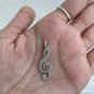 Music Note Pendant Treble Clef Pendant Diamond Pendant For Women Gold April Gift