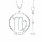 Virgo Sign Necklace 14k Solid Gold Zodiac Necklace Astrology Horoscope Sign H7. Virgo Sign Necklace 14k Solid Gold Zodiac Necklace Astrology Horoscope Sign H7.