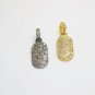 Dog Tag Pendant 925 Silver Pave Diamond Handmade Diamond Charms Dog Pendant Gift