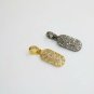 Dog Tag Pendant 925 Silver Pave Diamond Handmade Diamond Charms Dog Pendant Gift