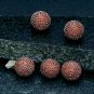 Orange Garnet Silver Round Beads Spessartine Garnet 17mm Ball Beads Findings M8.