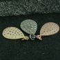 Pave Set Diamond Silver Drop Charm Pendant Women Diamond Jewelry Necklace Charm.