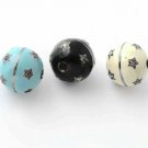 9mm Round Enamel Beads Pave Diamond Round Colorful Beads Ball 925 Silver Beads. 9mm Round Enamel Beads Pave Diamond Round Colorful Beads Ball 925 Silver Beads.