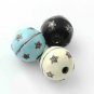 9mm Round Enamel Beads Pave Diamond Round Colorful Beads Ball 925 Silver Beads.