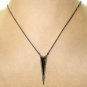 Pave Set Diamond Necklace Sterling Silver Fine Jewelry Engagement Pendant NS89.