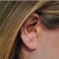 Hand Hammered Climber Earrings 925 Silver Fashion Climber Women Earring Present.