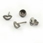 1 Pair Pave Diamond Lips Push Back Stud Dainty Earring Diamond Kiss Earring.