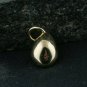 14k Solid Gold Shell Pendant Shell Charm Pendant Tiny Shell Minimalist Jewelry.
