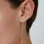 Bar Chain Thread Earrings 925 Silver Women Threader Earring Fashion Jewelry Gift