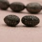 Pave Diamond Nugget Oval Beads 295 Silver Diamond Jewelry Findings Necklace Bead