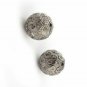 12mm Soccer Ball Beads 925 Silver Pave Diamond Round Ball Beads Jewelry Findings