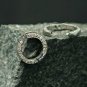 925 Sterling Silver Pave Diamond Lock Findings Diamond Findings Jewelry Making.