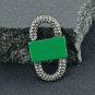 Silver Diamond Lock Enamel Lock Clasp Designer Clasp Pave Diamond Jewelry Lock.