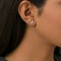 Diamond Butterfly Studs 14k Solid Gold Diamond Studs Insect Diamond Earring Gift