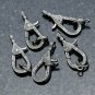 Natural Pave Diamond Handmade 925 Silver Designer Lobster Lock Clasp Findings.