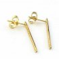 1 Pair Pave Diamond Bar Earring Diamond Earring Women Earring Studs Earring NS8.