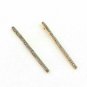 1 Pair Pave Diamond Bar Earring Diamond Earring Women Earring Studs Earring NS8.