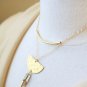 Dainty Minimalist Necklace Sterling Silver Modern Necklace Women Birthday Gift.