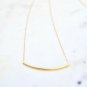 Dainty Minimalist Necklace Sterling Silver Modern Necklace Women Birthday Gift.