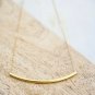 Dainty Minimalist Necklace Sterling Silver Modern Necklace Women Birthday Gift.