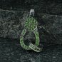 Tsavorite Garnet Clasp Findings Sterling Silver Lock Findings Green Lobster Claw
