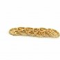 14k Solid Gold Diamond Single Line Rondelle Beads 4mm,6mm,8mm,10mm,12mm Spacer Y