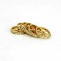 14k Solid Gold Diamond Single Line Rondelle Beads 4mm,6mm,8mm,10mm,12mm Spacer Y