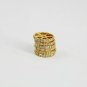 14k Solid Gold Diamond Single Line Rondelle Beads 4mm,6mm,8mm,10mm,12mm Spacer Y